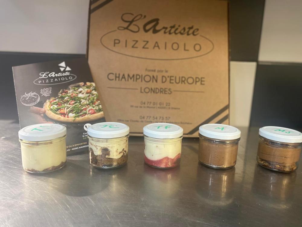 Dessert l'artiste pizzaiolo